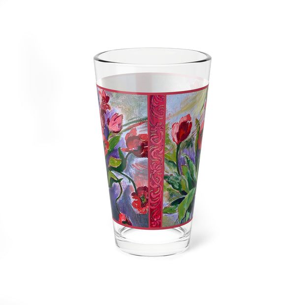 Pint/Cocktail Glasses - Poppy Party