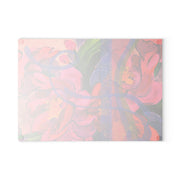 Tempered Glass Cutting Board - Pink Magnolias