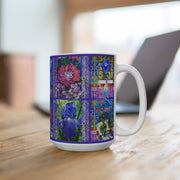 Ceramic Mug 15oz - Mega Flowers