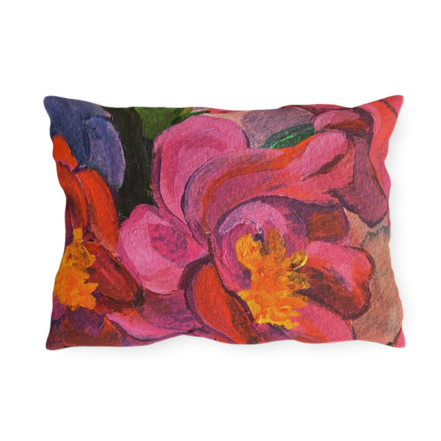 Outdoor Pillows - Pink Magnolias