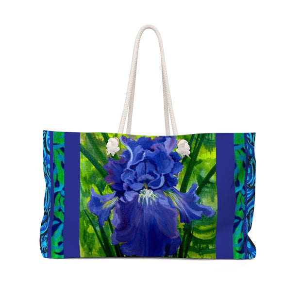 Weekender Bag "Blue Iris"