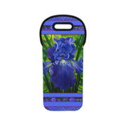 Wine Tote Bag - Blue Iris