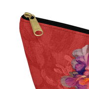 Perfect Pouch "Iris on Red"