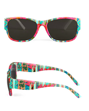 Sunglasses - Pink and Turqoise